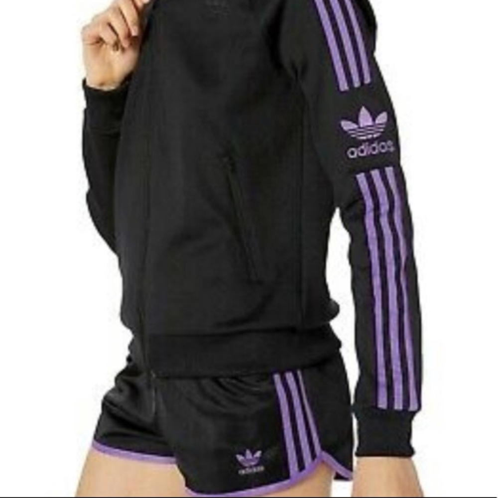 Adidas Originals 70s Shorts Purple Black